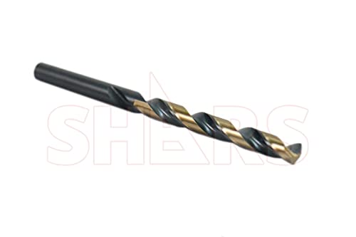 Shars 1/16-1/4" by 64ths 13 Pcs HSS Heavy Duty Black & Gold Finish Jobber Drill - Image 7