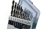 Shars 1/16-1/4" by 64ths 13 Pcs HSS Heavy Duty Black & Gold Finish Jobber Drill - Image 2