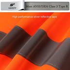 High Visibility Shirts for Men Class 3 Hi Vis Reflective Construction Shirts - Image 5