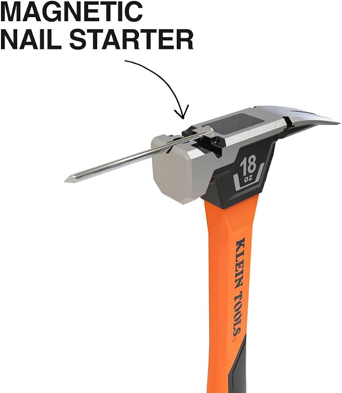Klein Tools H80918 Smooth Face Fiberglass Hammer - Image 4