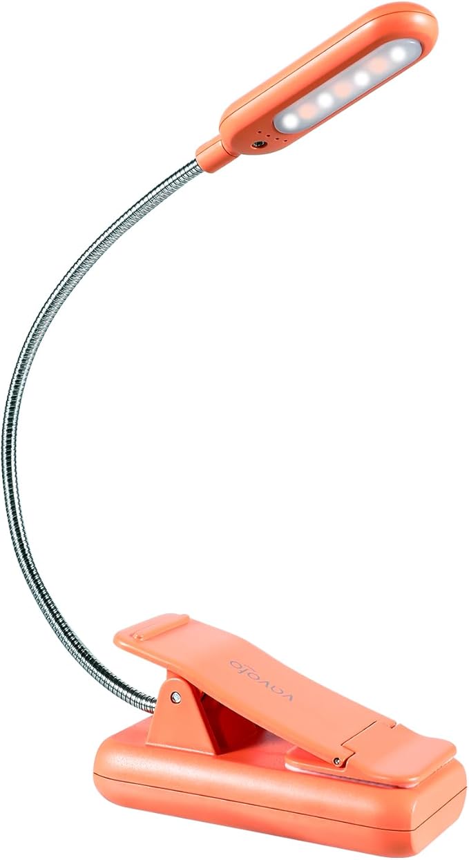 VAVOFO Rechargeable Book Light for Reading in Bed Kids, 7 LED Reading Light by VAVOFO