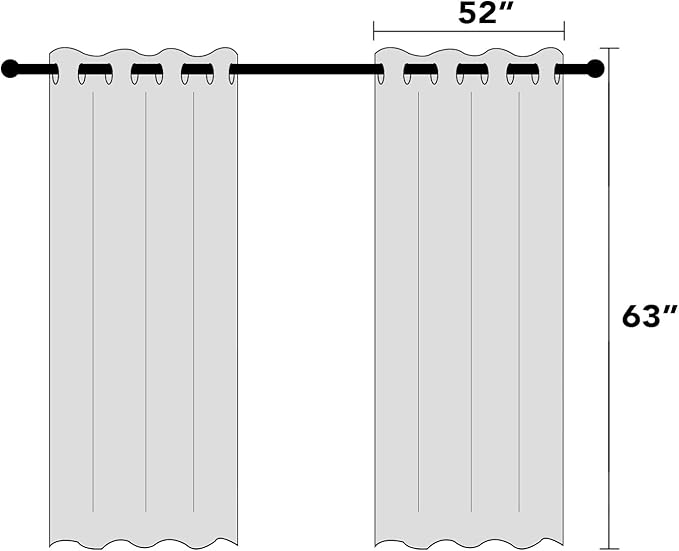 PrinceDeco 100% Blackout Curtains - Image 9