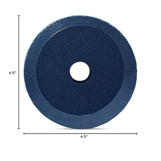 BHA Zirconia Resin Fiber Sanding and Grinding Discs, 4.5” x 7/8”, 120 Grit - Image 5