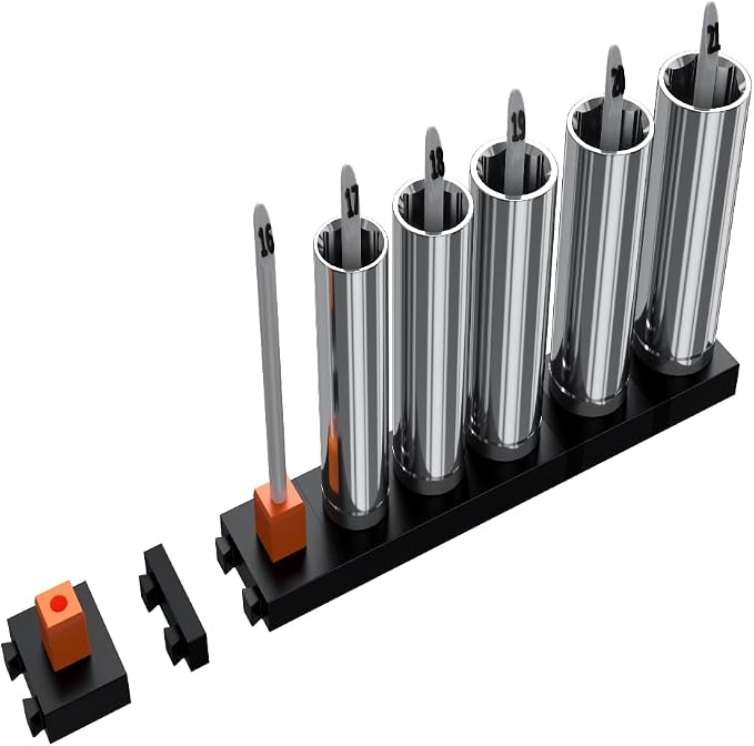 ToolBox Widget Socket Organizer ⅜ Inch Pro Series – Modular Magnetic Socket by ToolBoxWidget