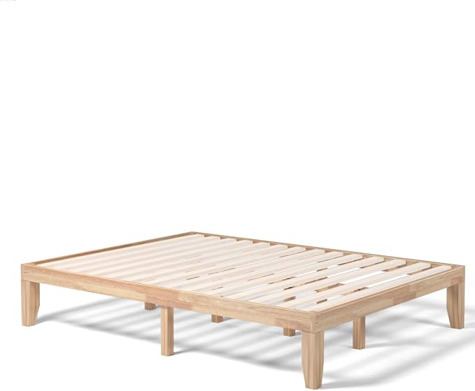 Giantex 14 Inch Queen Wood Platform Bed Frame, Minimalist Mattress Foundation - Image 9