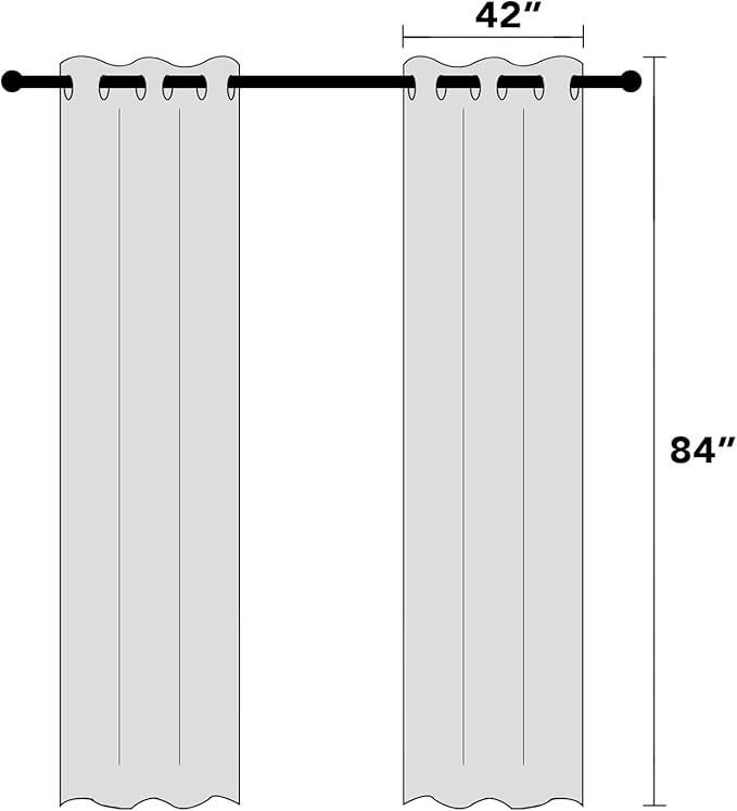 PrinceDeco 100% Blackout Curtains - Image 7
