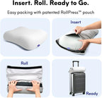 Cushion Lab Travel Deep Sleep Pillow – Compact Memory Foam Neck Pillow - Image 5
