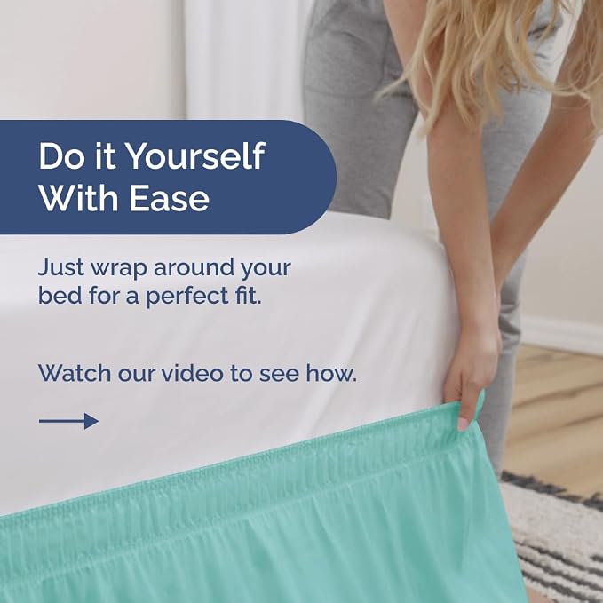Wrap Around Dust Ruffle Bed Skirt - Image 3