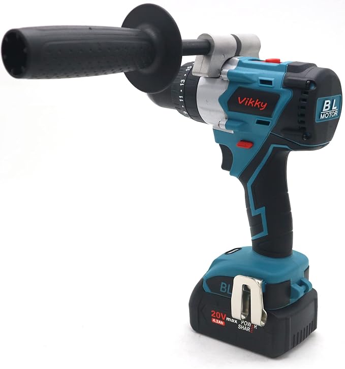 Vikky 20V cordless hammer/drill/drive offers 3 speed variations, powered by - Image 4