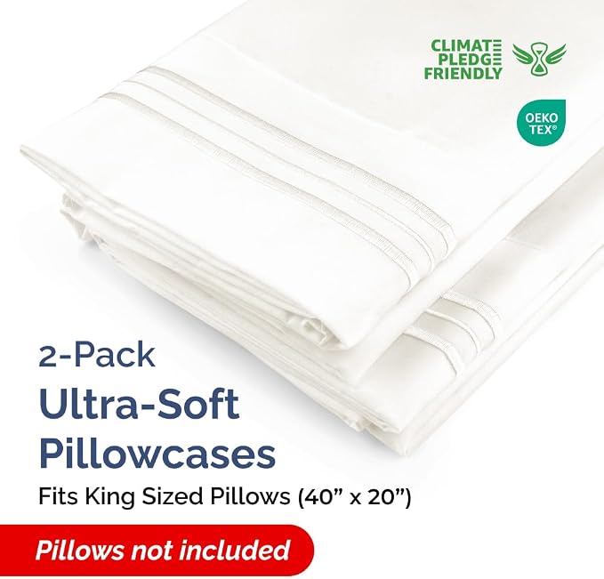 King Pillow Cases Set of 2 - Image 2