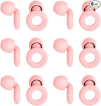 6 Pairs Soft Silicone Earplugs Reusable Noise-Reducing by DXGrandway