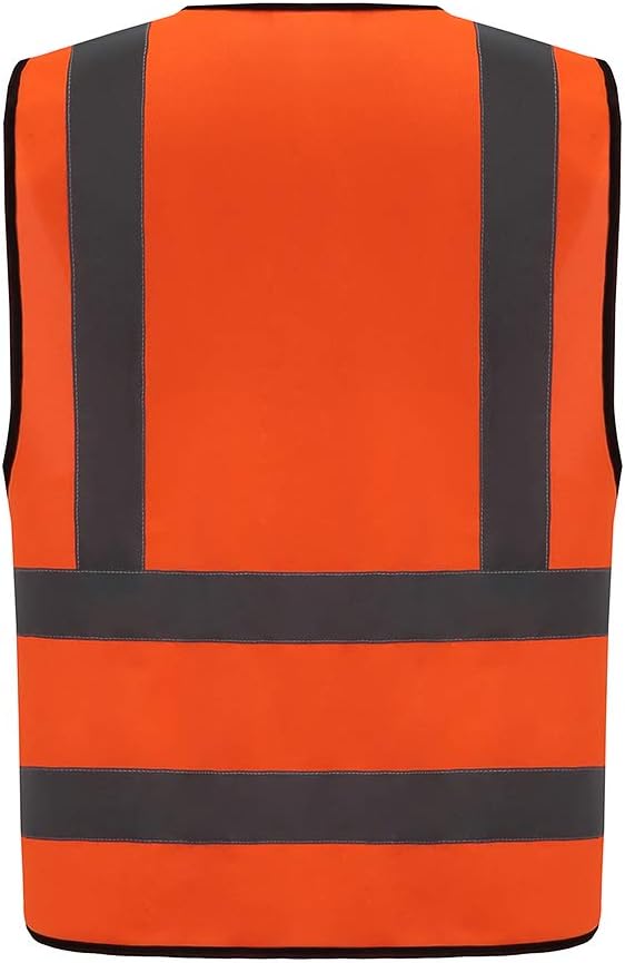 AYKRM 12 colour High visibility viz vest hi vis viz reflective work - Image 2