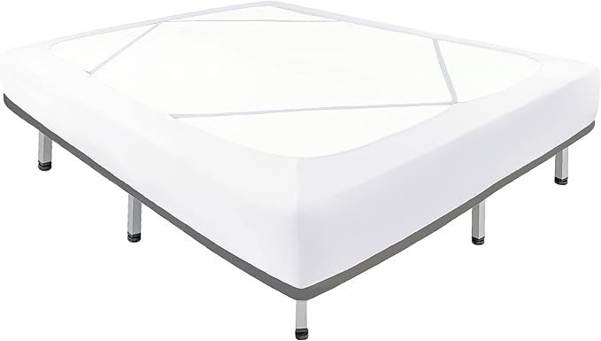 Biscaynebay Decorative Box Spring Cover Full & Full XL Size, Easy Fit Wrinkle & by Biscaynebay