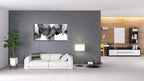 DZL Art D73062 Black and White Elephants Entwine Wall Art Canvas Painting Ready - Image 5