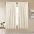 StangH Ivory White Velvet Curtains by StangH