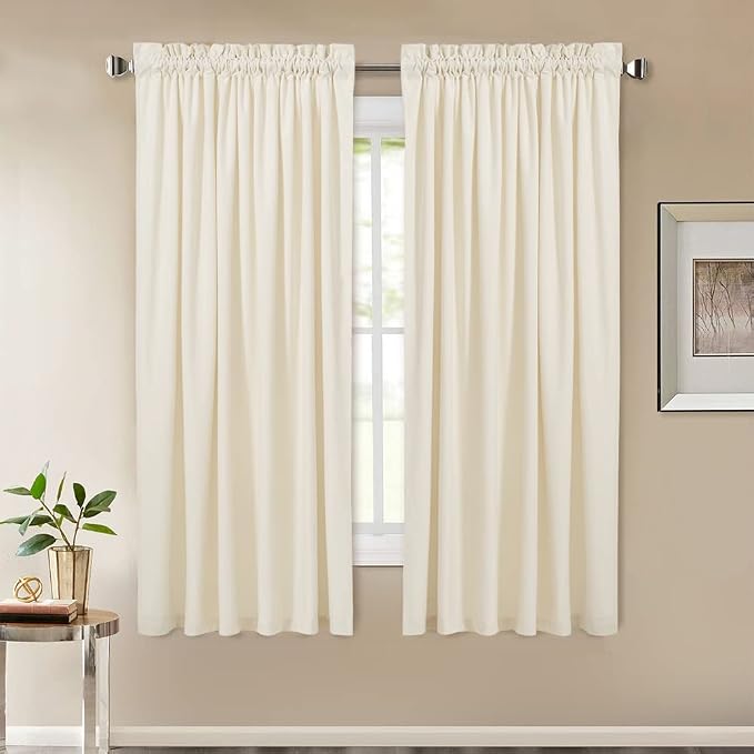 StangH Ivory White Velvet Curtains by StangH