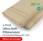 King Pillow Cases Set of 4 - Image 2