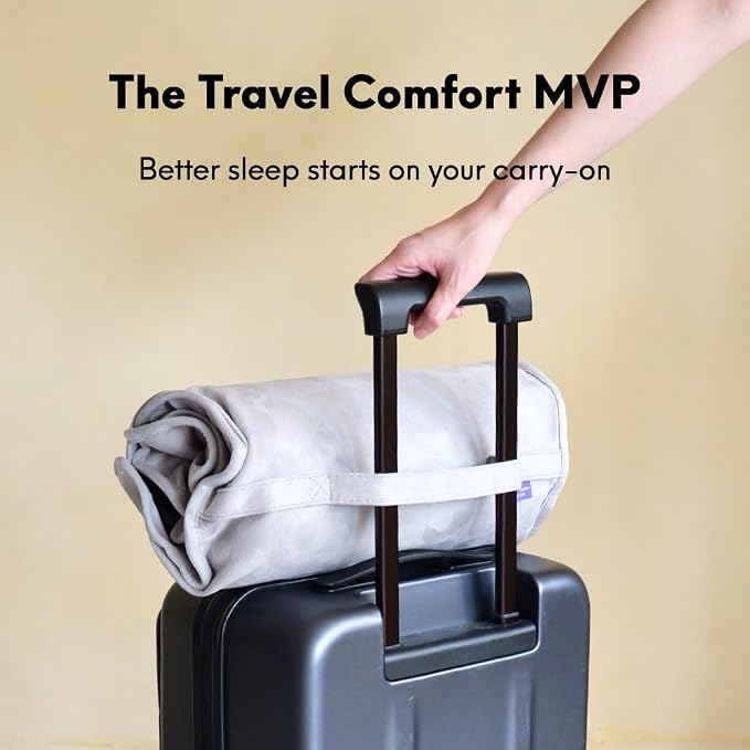 Cushion Lab Travel Deep Sleep Pillow – Compact Memory Foam Neck Pillow - Image 8
