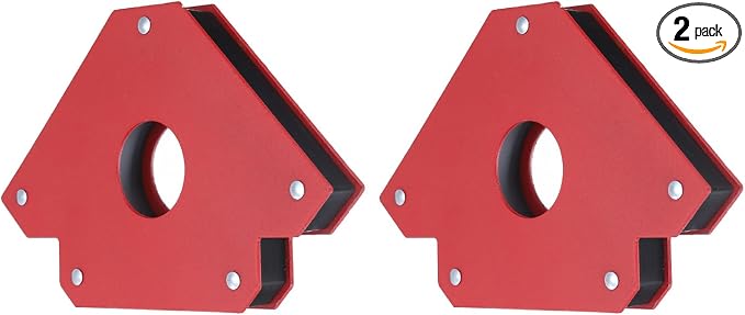 HARFINGTON 2pcs Welding Magnets 110.23 lbs Magnetic Welding Clamp Holder Iron by HARFINGTON
