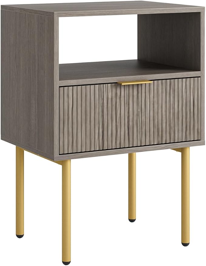 Masupu Night Stand, Mid-Century Modern Bedside Table - Image 8