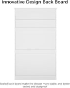 Hasuit Tall Dresser for Bedroom, 55.6'' High Dressers - Image 4