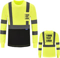 AYKRM Safety T Shirt Reflective High Visibility hi vis Long Sleeve T Shirt by AYKRM