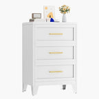 Metal Small Dresser for Bedroom, 3 Drawer Dresser by KAIFAM