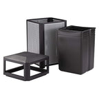 Safco Evos Steel Trash Can, 38 Gallons, Indoor and Outdoor Use, Commercial - Image 4