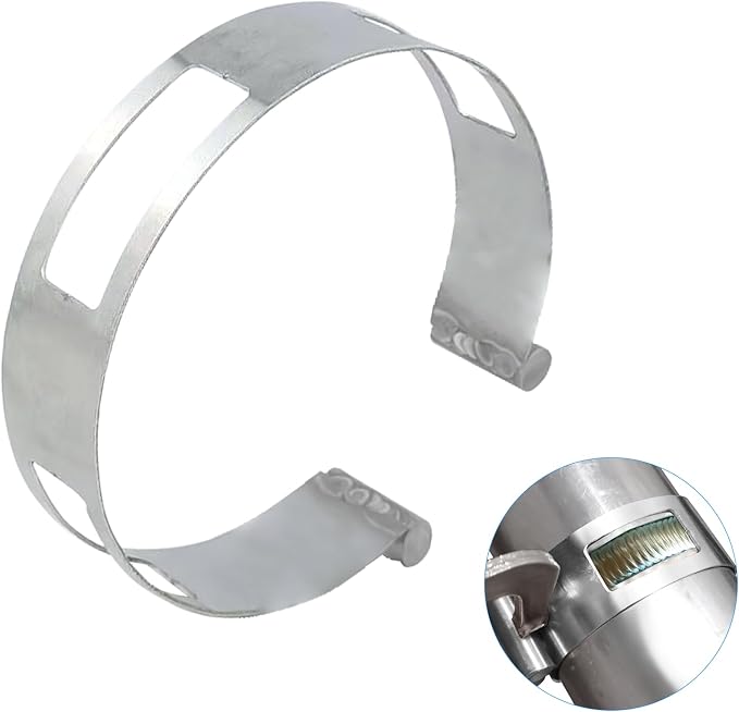 4 Inch Stainless Steel Welding Tacking Band Clamp, Clamp-On Exhaust Pipe by MLWRID