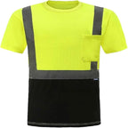 AYKRM Safety T Shirt Reflective High Visibility hi vis Long Sleeve T Shirt - Image 5