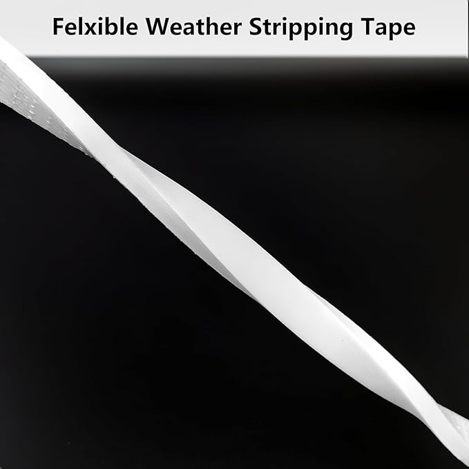 Weather Stripping Door Seal Strip, Strong Adhesive, Weatherproof, Gap Filler - Image 4