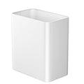 Veelesa Small Bathroom Trash Can 2.4 Gallon Wastebasket Slim Metal Garbage Can by Veelesa
