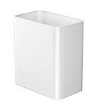 Veelesa Small Bathroom Trash Can 2.4 Gallon Wastebasket Slim Metal Garbage Can by Veelesa