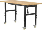 60" Adjustable Workbench, Heavy-Duty Work Table, 3000 LBS Load Capacity by Unknown