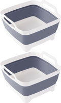Collapsible Dish Tub 2X9L-Collapsible Basin Bucket Portable Sink-Outdoor by Detsuk