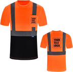 AYKRM Safety T Shirt Reflective High Visibility hi vis Long Sleeve T Shirt by AYKRM