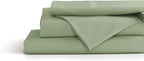 Linen Home 100% Cotton Percale Sheets Twin XL Size, Deep Pocket, 3 Pieces Set by LINENHOME