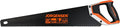 JORGENSEN 20 Inch Black Coated Pro Hand Saw, 11 TPI Fine-Cut Ergonomic Non-Slip by Jorgensen