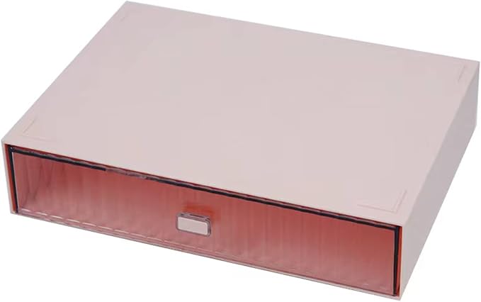 Desk Drawer Organizer, Stackable Plastic Storage Drawer, 1 Compartment by JIAFUJIN