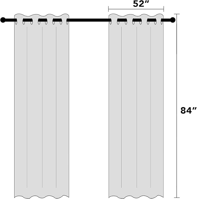 PrinceDeco 100% Blackout Curtains - Image 8