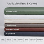 Cariloha Aloha Soft 4-Piece Sheet Set | Natural | Queen | Made from 100% - Image 4