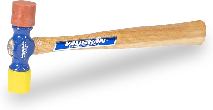 VAUGHAN Soft Face Hammer, American High Carbon Steel Head, 6 oz, Made In The USA by Vaughan
