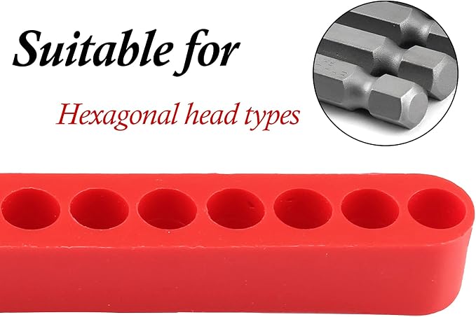 20Pcs 11 Holes Hex Shank Screwdriver Bit Holder, Plastic Screwdriver Head - Image 7