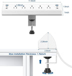 Jgstkcity Desk Clamp Power Strip USB C, 40W Total Fast Charging Station - Image 7