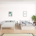 KOMFOTT Wood Full Over Full Bunk Bed - Image 5