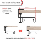 Under Desk Cable Management Tray, 36” Cord Organizer - Image 5