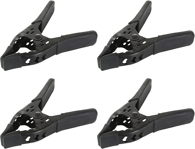 Lot of 4-6" inch Spring Clamp Large Super Heavy Duty Spring Metal All Black - Image 2