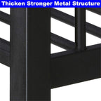 Upgraded Version Thicken Metal Heavy-Duty Full Over Queen Bunk Bed, Best Modern - Image 5
