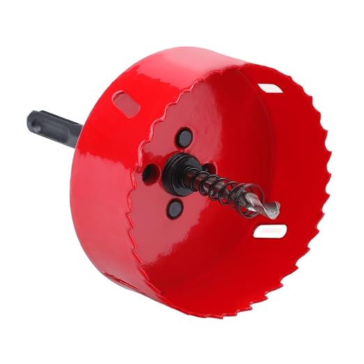 6 inch / 152mm Hole Saw with SDS Plus Arbor and Hex Shank Arbor, HSS Bi-Metal - Image 4