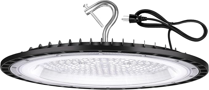 300W UFO Led High Bay Light, 5000K Daylight Commercial Shop Bay Lighting Fixture by YANYCN
